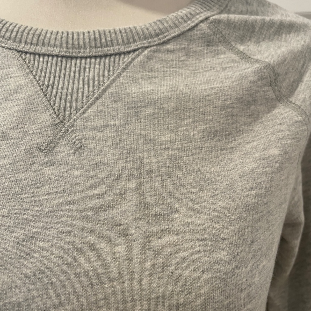 Nwot Gap Basic Gray Knit Sweatshirt Mini Dress Wi… - image 4